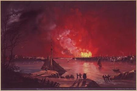 Nicolino V. Calyo Great Fire of New York